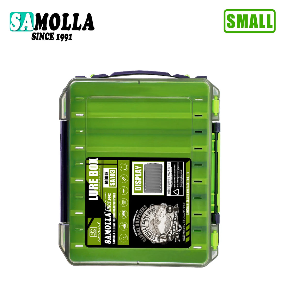 Double Sided Lure Baits Box Fishing Large Compartments