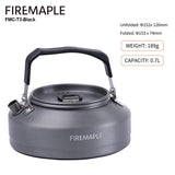 Fire Maple Hiking Teapot Outdoor Camping Cookware Heat Exchanger Pinic Kettle Tea Coffee Pot 0.8L/1.3L With Filter FMC-XT2