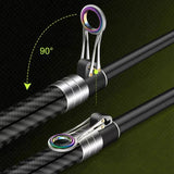 Telescopic Fishing Rod – 3.9m/4.2m/5.0m Carbon Surfcasting Rod, Travel Spinning & Baitcasting Rod with 20–250g Power Casting