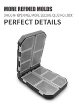 LUREHOLIC Fishing Tackle Box – Waterproof Organizer for Lures, Hooks, Jig Heads, Swivels, Snaps & Fishing Accessories Storage