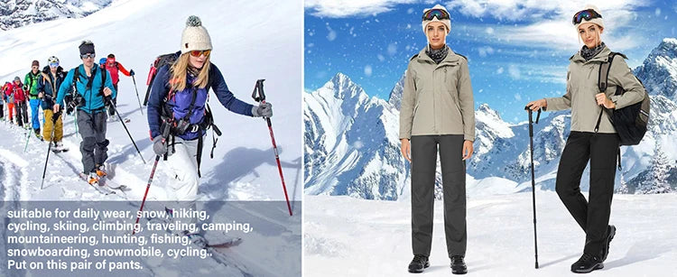 TRVLWEGO Women’s Winter Hiking Pants