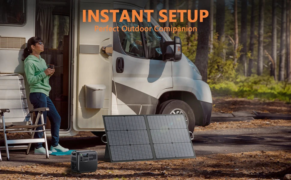 MHPOWOS 400W Portable Solar Panel