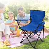 Foldable Camping Chair – Portable Outdoor Seat with Bottle Holder