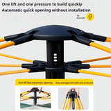 Outdoor Camping Tent – Sunshade Shelter with 2 Doors & 2 Windows for Travel & Self-Driving Trips