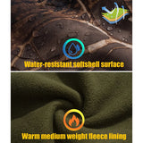 Men’s Camouflage Soft Shell Tactical Jacket – Waterproof Fleece Hunting Coat