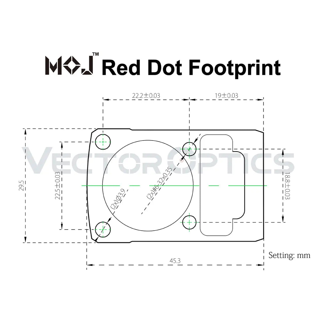 Vector Optics Frenzy-X 1x22x26 MOS Red Dot Scope Hunting Collimator Sight