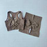 2PCS Women’s Seamless Yoga Set