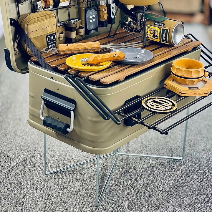 Aluminum Alloy Folding Storage Box Stand