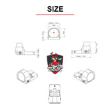 Vector Optics Frenzy-X 1x22x26 MOS Red Dot Scope Hunting Collimator Sight