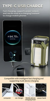 2000mAh Solar Camping Light