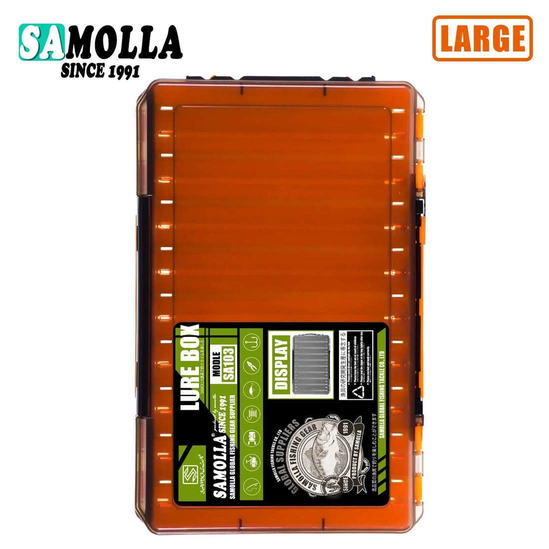 Double Sided Lure Baits Box Fishing Large Compartments