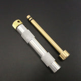Brass Emergency Fire Tube – Outdoor Survival Igniter Piston for Camping