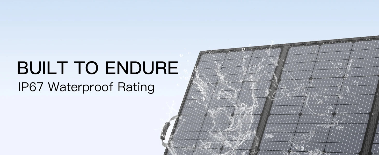 MHPOWOS 400W Portable Solar Panel