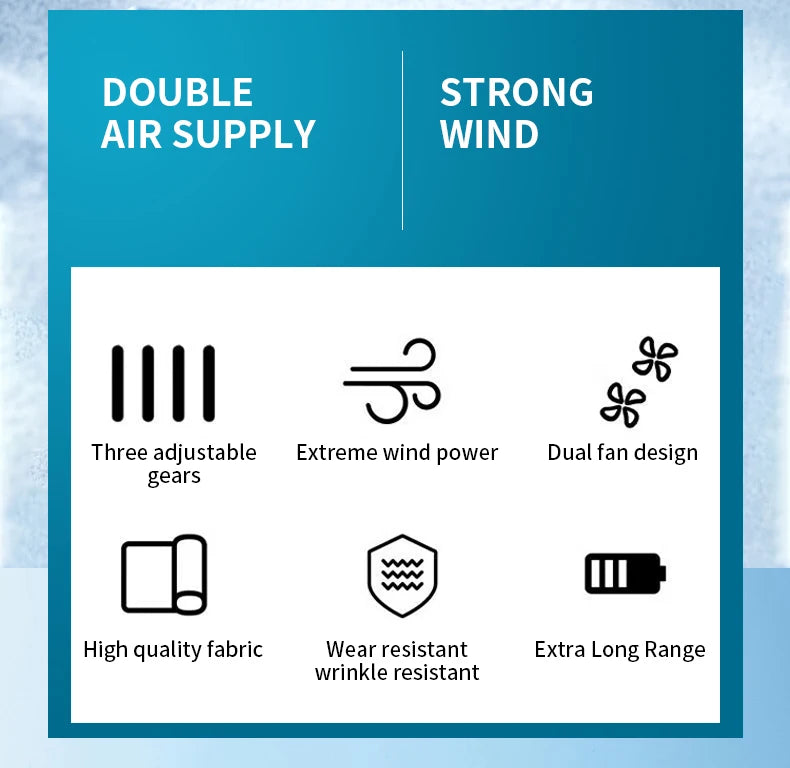 Men & Women Cooling Fan Vest