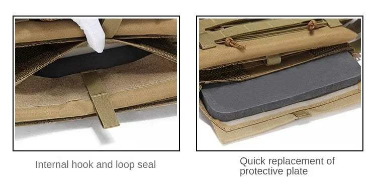 Nylon Tactical Vest – Body Armor Plate Carrier with MOLLE System for Airsoft