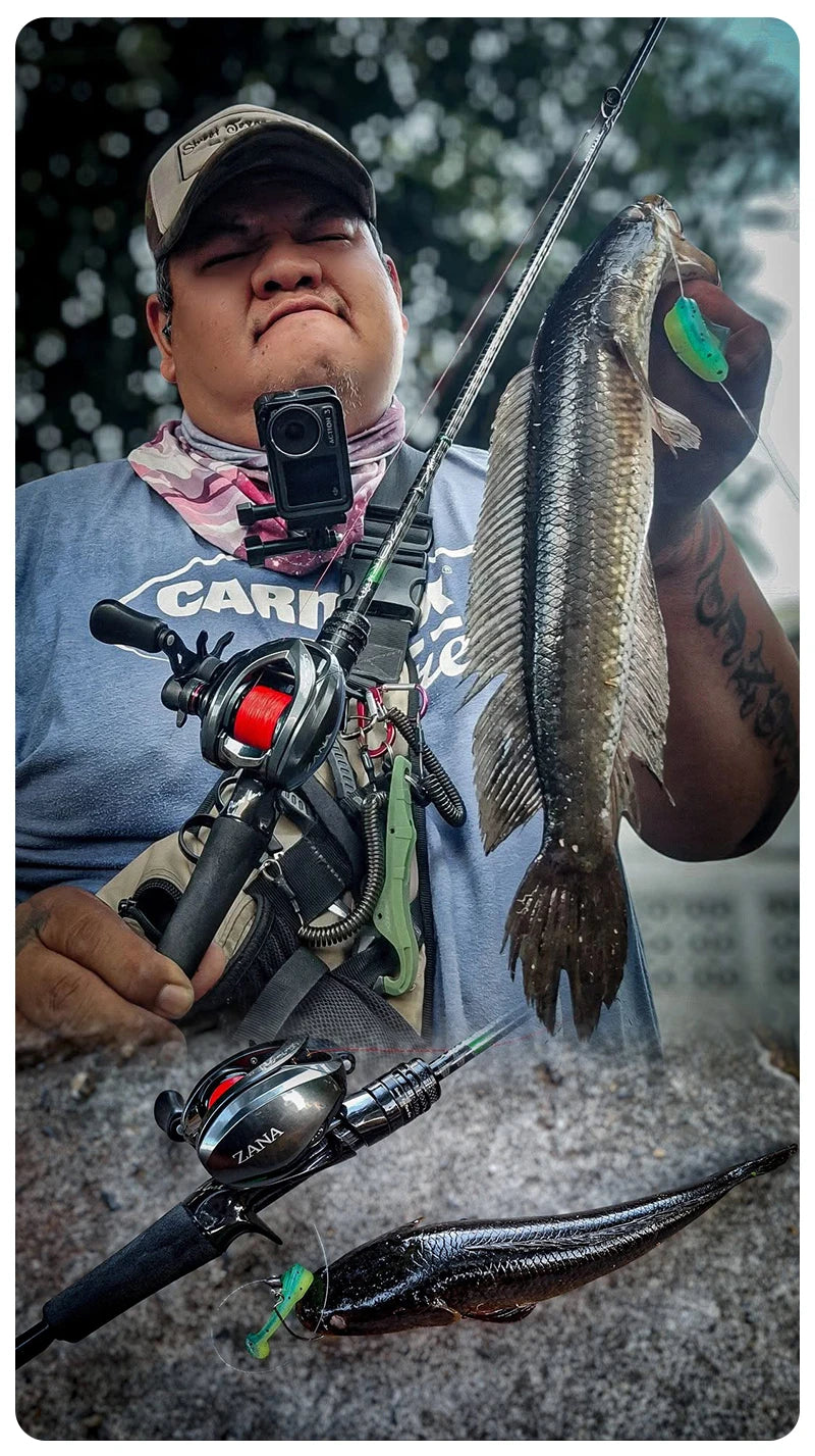 PURELURE ZANA Baitcasting Reel – 139g Aluminum Alloy Frame, 5.8g Spool, 7.6 Gear Ratio, 4KG Drag for Freshwater & Saltwater Fishing