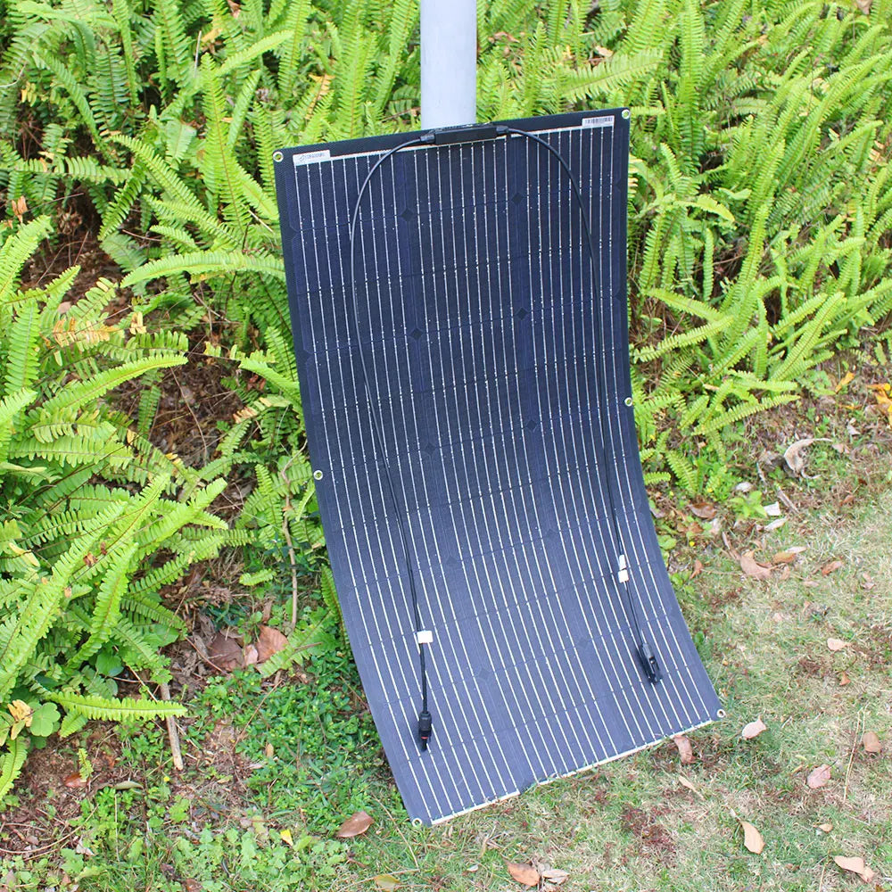 High Efficiency ETFE Flexible Solar Panel Monocrystalline 100W 200W 300W 400W Kit for 12V Battery Charger Off-Grid Power Camping