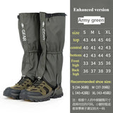Outdoor Waterproof Hiking Leg Gaiters