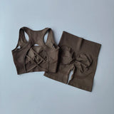 2PCS Women’s Seamless Yoga Set