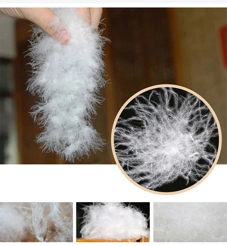 Men’s -20°C White Duck Down Jacket – Thick Warm Hooded Winter Parka