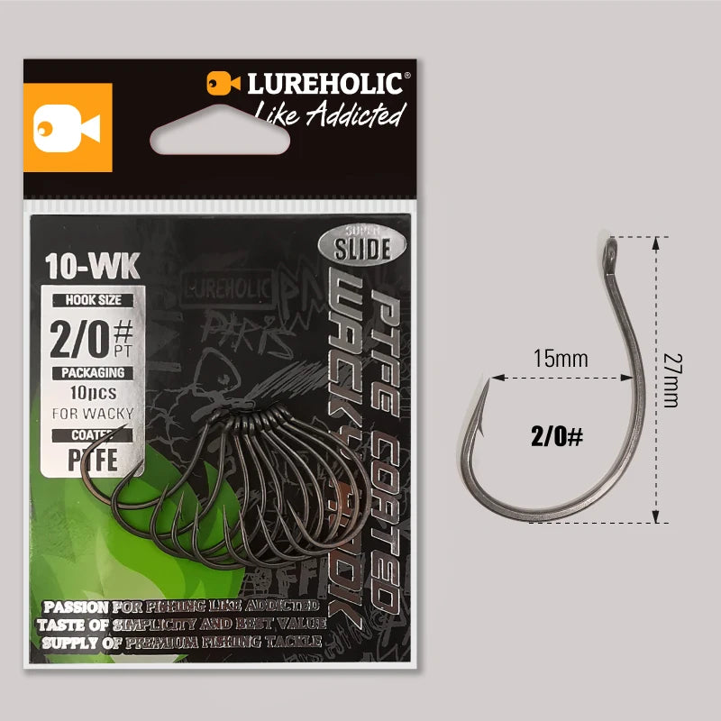LUREHOLIC PTFE Super Slide Wacky Hook