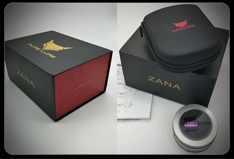 PURELURE ZANA Baitcasting Reel – 139g Aluminum Alloy Frame, 5.8g Spool, 7.6 Gear Ratio, 4KG Drag for Freshwater & Saltwater Fishing