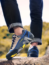 Outdoor Lover Trekking Shoes Men Waterproof Hiking Shoes Mountain Boots Genuine Leather Woodland Hunting Tactical Shoes