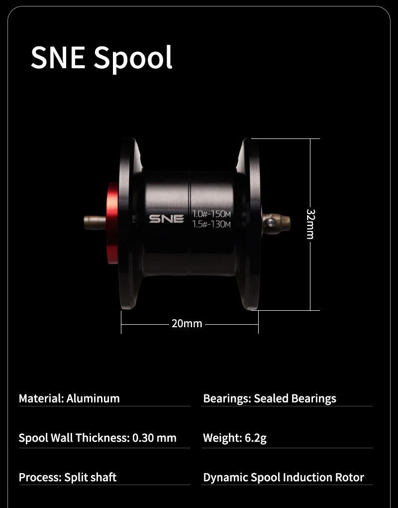 PURELURE ZANA Baitcasting Reel – 139g Aluminum Alloy Frame, 5.8g Spool, 7.6 Gear Ratio, 4KG Drag for Freshwater & Saltwater Fishing