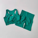 2PCS Women’s Seamless Yoga Set