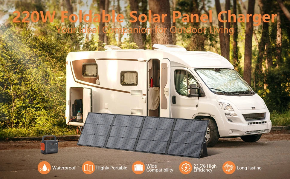 MHPOWOS 400W Portable Solar Panel