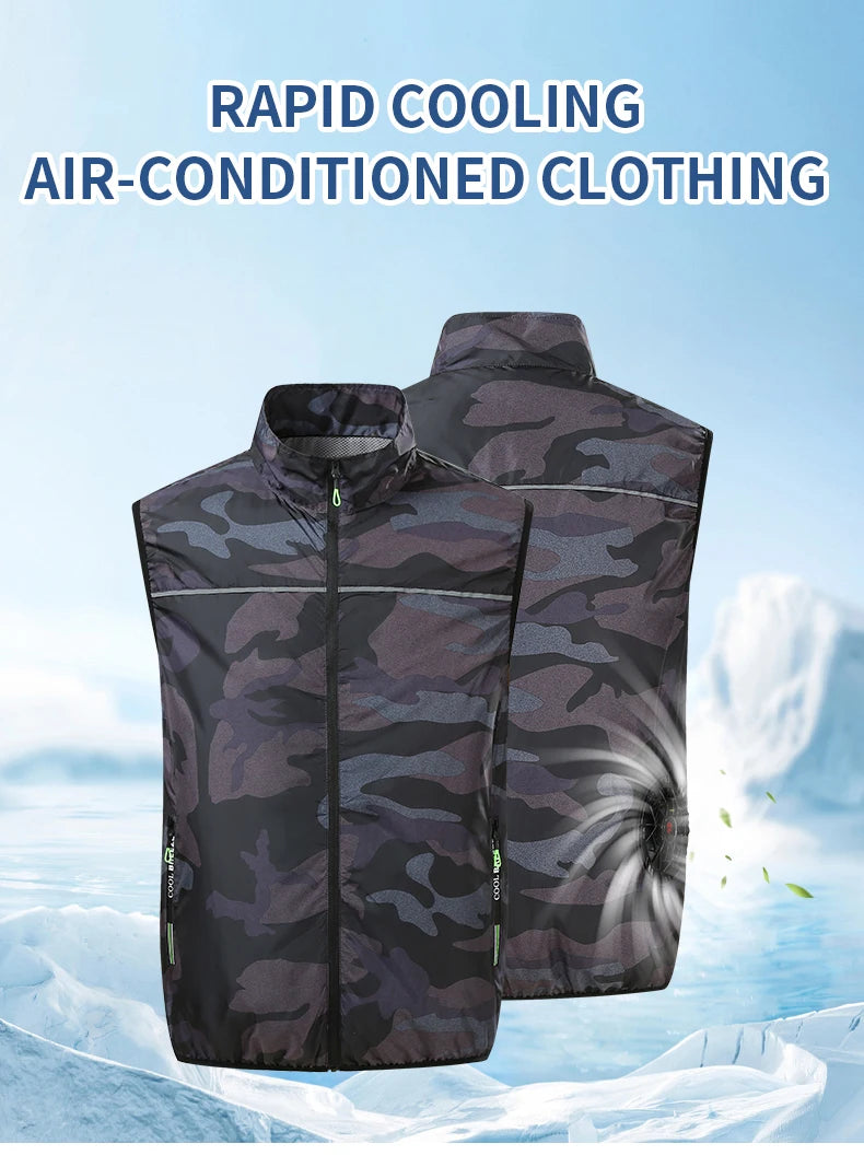 Men & Women Cooling Fan Vest